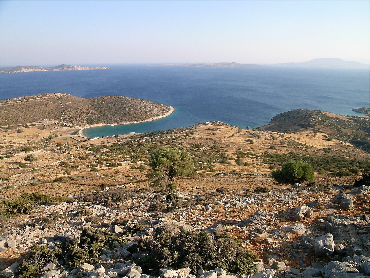 Landschaft Naxos Panormos