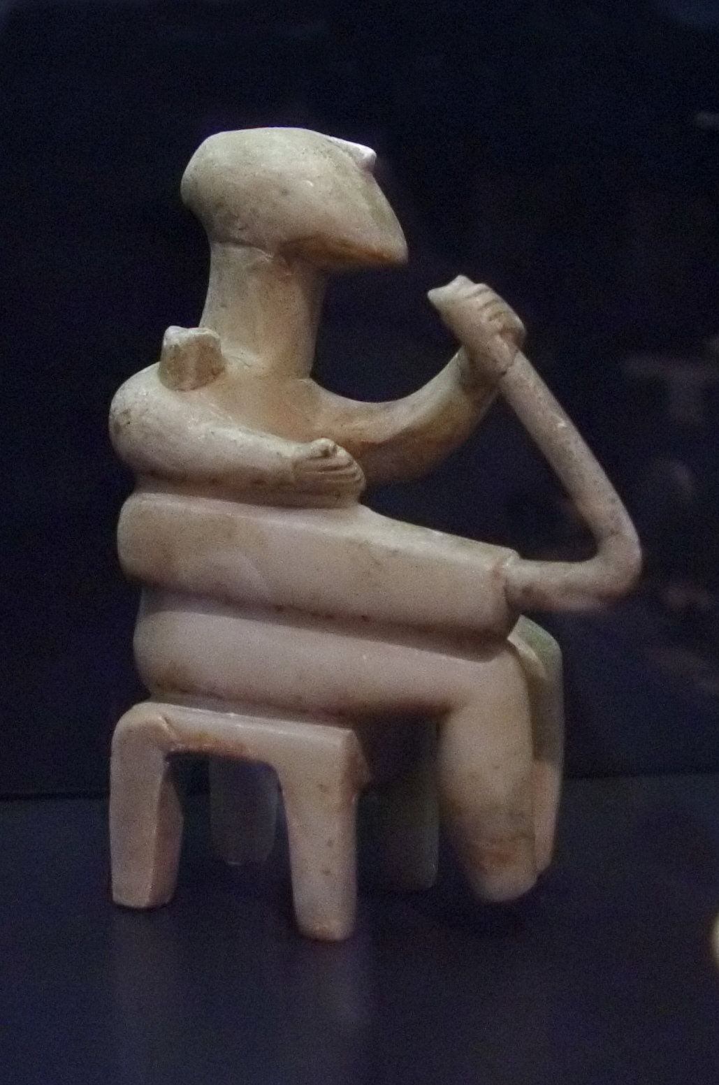 Cycladic culture, harp playing idol