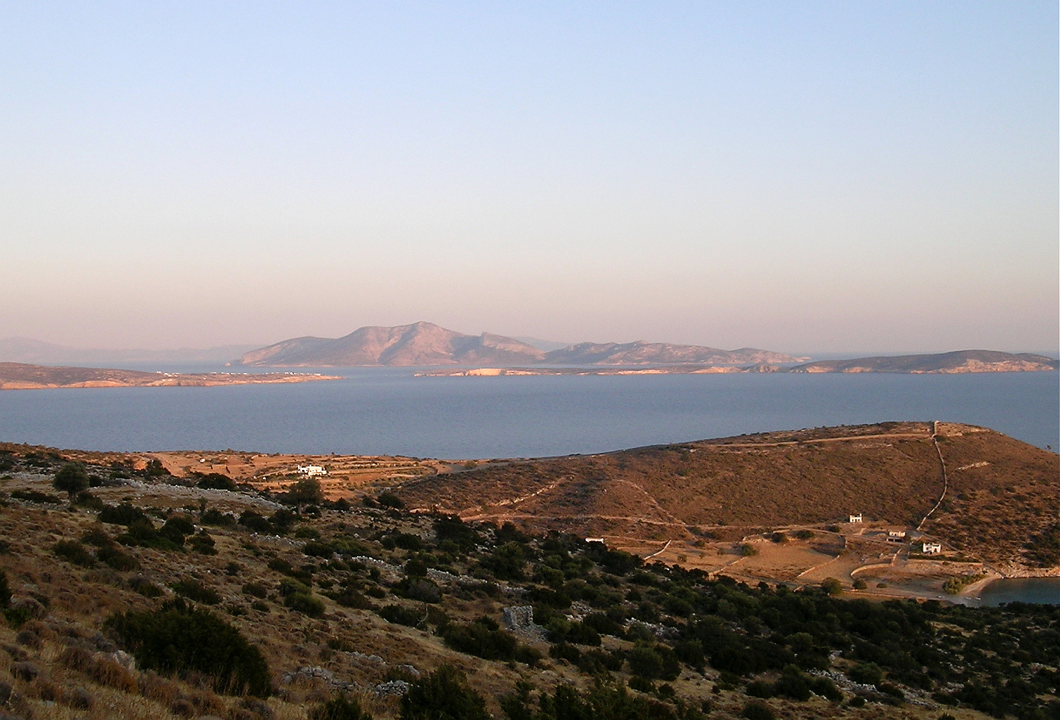 view of Keros from Panormos